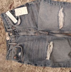 Women's free people blue jeans